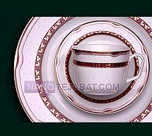 سرویس چینی پرشیا قرمز سرویس چینی پرشیا قرمز